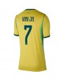 Zenske Futbalové oblečenie Brazília Vinicius Junior #7 MS 2026 Krátky Rukáv - Domáci Zenske Futbalové oblečenie Brazília Vinicius Junior #7 MS 2026 Krátky Rukáv - Domáci